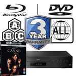 Panasonic Blu-ray Player DP-UB9000 All Zone Code Free MultiRegion 4K - Casino