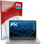 atFoliX 2x Film Protection d'écran pour HP 470 G7 Protecteur d'écran clair