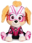 PAW PATROL GUND Mighty Skye, 23 cm, Peluche Originale du Film cinématographique 2023, idéale pour rejouer Les Aventures cinématographiques et comme Peluche préférée, Jouet pour Enfants à partir de 1