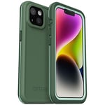 OtterBox Coque étanche avec MagSafe (conçue par LifeProof) pour iPhone 14 Plus - Dauntless (Vert)