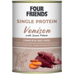 Dog Single Protein Venison & Sweet Potato 400 g x 12 - Koirat - Koiranruoka - Märkäruoka - FourFriends