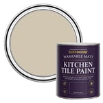 Rust-Oleum Grey water resistant Kitchen Tile Paint in Matt Finish - Silver Sage 750ml