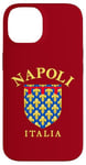 Coque pour iPhone 14 Drapeau de l'Empire romain de Naples - Souvenir de l'Italie - Drapeau Napoli