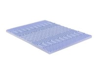 Surmatelas 160 x 200 cm mémoire de forme 7 zones aux extraits de lavande ép.5cm - ANESI de NATUREA