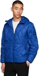 Tommy Hilfiger Men's CL HOODED QUILTED JACKET Anchor Blue XXL