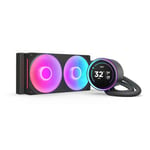 NZXT Kraken Elite 240 V2 (2024) RGB IPS LCD AIO Liquid Cooler - Black RL-KR24E-B2