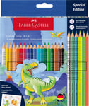 Faber-Castell Colour Pencil Colour Grip dinosaurus 18+6 Colouring pencils set, 2