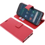 Bag for Doro 8050 Book-Style Protection Case Phone Cover Book Red