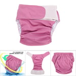 Adult Cloth Diaper Reusable Washable Adjustable Large Nappy Rose306 SG5