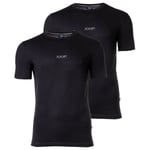 Joop! T-Shirt Pour Homme, 2-Pack - Maillot De Corps, Col Rond, Demi-Manche, Logo, Coton Gris 2xl (Xx-Large)