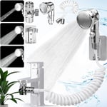 Ensemble Pomme De Douche Lavabo,Pommeau De Douche Lavabo Extensible,Lavabo Pommeau De Douche Multifonctionnel,Douche Salle 1,5M Tuyau Télescopique,Douchette Adaptable Sur Robinet(3 Modes).[T400]