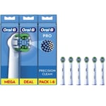 Oral-B | Precision Clean Brush Set | EB20RX-6 | Heads | For adults | Number of b