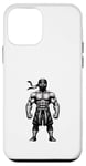 Coque pour iPhone 12 mini Ninja Musculaire Fort Et Mignon