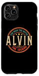 Coque pour iPhone 11 Pro ALVIN The Man The Myth The Legend Vintage Personnalisé