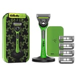 GilletteLabs Avec Barre Exfoliante, Édition Limitée Razer, Rasoir, Étui De Voyage Pour Ranger Votre Rasoir Pendant Les Déplacements Et Socle, 1 Manche - 5 Lames par Gillette