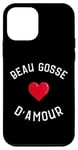 Coque pour iPhone 12 mini Beau gosse d'amour Cadeau homme fête de l'amour