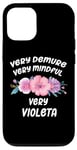 iPhone 13 Pro Violeta Personalized Very Demure Very Mindful Violeta Name Case