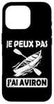 Coque pour iPhone 16 Pro Aviron 2025 Je Peux Pas J'ai Aviron avironneur Rameur fans