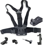 Harnais De Poitrine Support, Sac À Dos Bandoulière Pour Telephone Appareil Photo, Compatible Avec Iphone 15 14 13 / Gopro 12 11 10 / Dji Osmo /Insta360 X3 X2 Et Action Camera[One143320]