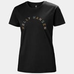 Helly Hansen Dam F2f Organisk Bomulls T-shirt 2.0 Svart XL