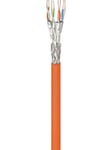 CAT 7A network cable S/FTP (PiMF) orange 100 m