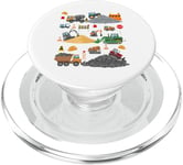 Digger Themed Outfit Ideas For Kids Dumper Truck Tractor PopSockets PopGrip for MagSafe