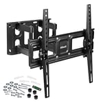 Ribelli® TV Wall Mount Swivelling Tilting Max. VESA 400 x 400 mm for 32-65 Inches, TV Mount, Flat & Curved TV or Monitor up to 40 kg