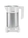 Bosch Sky TWK7201GB Cordless Kettle, 1.7 L, White With 7 Temperature Selector