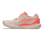 ASICS Femme Gel-Resolution 9 Clay Sneaker, Pearl Pink/Sun Coral, 37 EU