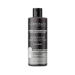 Lorenzo - Après-Shampoing Fortifiant à la Kératine Brésilienne pour Cheveux Ondulés - Démêlant, Hydratant - Sans Sulfate, Paraben, Silicone, Colorant - 500ml