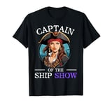 Captain Of The Ship Show. Birthday Pirates Outfit T-Shirt