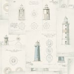 Boråstapeter Marstrand II Lighthouse 8867
