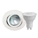 MEGATRON Megatron DecoclicSet-LED-rengas GU10 4,2W valk.