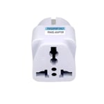 Adaptateur universel de prise UE,adaptateur de voyage,convertisseur de prise électrique,prise de courant,international AU UK US vers EU Euro KR,1PC - Type WHITE-EU PLUG