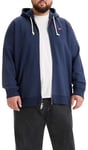 Levi's Men's Big & Tall Original Housemark Zip Up Hoodie, Naval Academy, 1XL