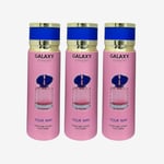 3 X Galaxy Plus Concept YOUR Way Perfume Body Spray Inspired By My Way 200ml