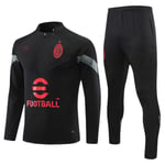 AC Milan Fotboll Uniform Långärmad Träningsdräkt M