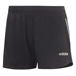 Adidas Women Design 2 Move 3-Stripes Shorts - Black/White, Large