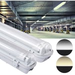 Swanew - Réglette lumineuse led 120cm 18W - Blanc Neutre 4000K-4500K - Tube unique