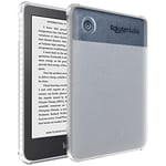 TUDIA Rugged Fit Coque pour Kobo Clara 2E Etui 6" [SKN] Antichoc Anti-Jaunissement Mince Grip TPU léger Coins renforcés par Pare-Chocs Protection Contre Les Chutes pour Couvercle eReader (Givré Clair)