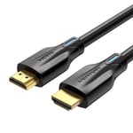 Hdmi Cable Vention 2.1, Aanbg, 8k, 1.5m (black)