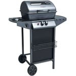 Barbecue à gaz en pierre de lave sg G2083G cuisinière et grille chromée 2,9 Kw