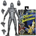 NECA Ultimate Creature From The Black Lagoon Black & White 7" Action Figure Toy