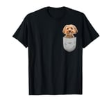 Yorkshire Terrier Chest Pocket for Dog Owners T-Shirt