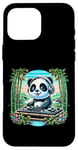 iPhone 16 Pro Max Funny Panda Dj Headphones Graphic for Men Women Kids Case