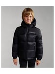 NAPAPIJRI Napapirjri Hornelen Kids Padded Jacket - Black, Black, Size 12 Years