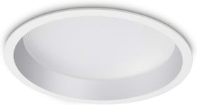 Deep, Indbygningslampe, 30W, LED, 3250 lumen/4000 kelvin, aluminium, metal, Ø210xH60mm