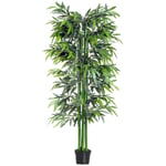 1.8M(6ft) Artificial Bamboo Tree Plant Decor Greenary In a Pot Home