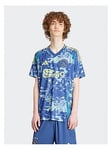 Adidas Ajax Mens 24/25 Away Stadium Replica Shirt-Blue