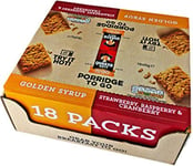 2X Packs Quaker Porridge to Go -Breakfast Squares Wholegrain Oat Cereal Bars 36